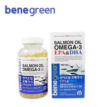 베네그린 캐나다 연어오일 오메가3 EPA+DHA 700mg 300T