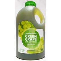 청포도 농축액 스위트컵 2kg 과일 음료 베이스 과즙, 총 수량, 개당 용량, 글로벌트레이딩센터 쿠팡 본상품선택