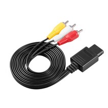 64 오디오 TV 비디오 코드 AV 케이블 SNES 게임큐브 슈퍼 RCA, 01 1.8m