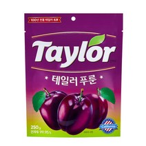 [테일러팜스 공식] 푸룬 건자두 250g x 4봉, 단품