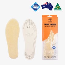 [검트리] AUSTRALIAN MADE WOOL LATEX INSOLE 호주산 메리노울 겨울 보온 양털 깔창 천연 양모 인솔 털깔창