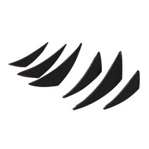 혼다 골드윙 부품 혼다 골드윙 부품 오토바이 프론트 페어링 aerodynamic winglets dynamic wing kit for bmw honda yamaha호환, 블랙-6
