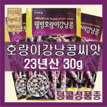 23년산 국산 호랑이 강낭콩 씨앗 30g -넝쿨성품종 bean seeds