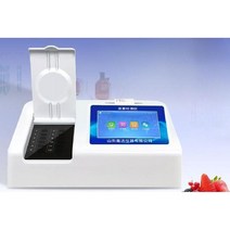 흰색 블록 중금속 방사능 측정기 방사선 고성능 휴대용 수산물 오염수 업소 가정용 측정, 음식 4 품목 발견자