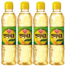 우수Y1XF930 오뚜기)현미 식초 500ml x 12개 현미의 맛과 향 산뜻 발효식초 알칼리성 착한 가격 좋은 식품/묶음가능수2, 단일 총 수량