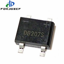 10 DB207 SMD B207 DB207S SOP 브리지 정류기 1000V 2A 새제품