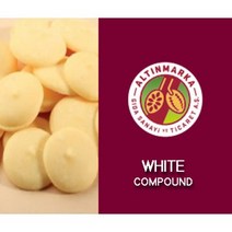 ALTT 189 화이트 컴파운드 초콜릿 화이트데이 몰드용 반죽용 1kg 1kg, 1개