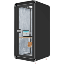 방음부스 피아노 방송용 음악 녹음 조립식 업소용, 블랙100x120x220