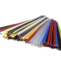 용접봉 10pcs 200mm abs pp pe ppr pvc upvc cpvc 플라스틱, 레드 10pcs
