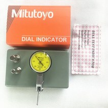 다이얼게이지 AOS 절대 다이얼 표시기 513-404 아날로그 레버 게이지 정확도 0.01mm 범위 0-0.8mm 직경 측정 도구 14, 2.No.513-404