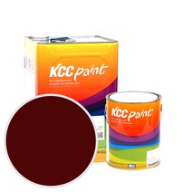 KCC속건방청하도 적갈색(N) 4L-시공면적 20제곱미터 / 철재 철계단 철문 컨테이너 하우스 녹막이 녹방지 하도 프라이머