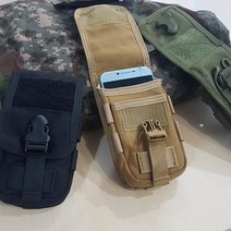 다츄몰 군인 스마트폰 전술파우치 밀리터리 핸드폰케이스주머니, 상품선택_ACU, 상세페이지 참조