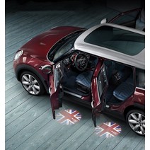 미니쿠페 컨트리맨 미니쿠퍼.S 도어램프 레이저빔 2P 06번 차량용품 악세사리, B타입 무지개