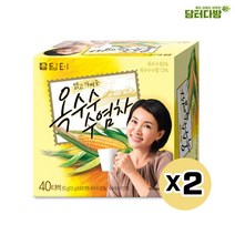 와이딜 옥수수수염차 40티백X2 담터, 담터 옥수수수염차 (티백용) 40개입X2통