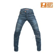 헙스 281 아크틱 기모 라이딩진 - 블루 겨울 팬츠 윈터 팬츠 오토바이 팬츠, XL(보호대 레벨2 변경)