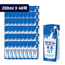 남양유업 맛있는우유 GT 200mlX48팩