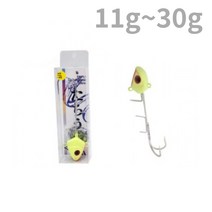야광 갈치텐야 더블훅 생미끼채비 11g~30g 갈치낚시 선상낚시