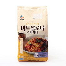 [글로벌푸드] [CJ]미트 볼로냐 스파게티 312.5g x 4개, 상세 설명 참조