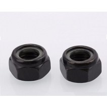 팝너트건 50 개 DIN985 M2 M2.5 M3 M4 M5 M6 M82 아연 도금 탄소강 블랙색 자동 잠금 너트 육각 나일론, [01] M2.5, [01] Bla Zinc