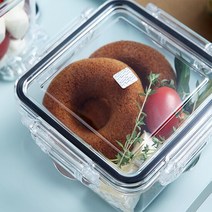 BPA FREE 트라이탄 밀폐용기 정사각 5호 780ml, 트라이탄 밀폐용기 정사각 5호 7