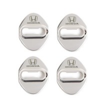 고뱃지 로고 엠블럼 4pcs 도어 잠금 장식 보호 커버 엠 블 럼 케이스 Mugen 전원 혼다 시빅 어코드 CRV Hrv 재즈 액세서리 자동차 스타일링, 은