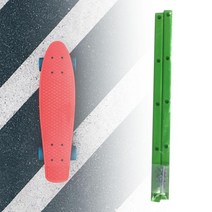 2 pcs 가장자리 보호 스트립 데크 롱 보드 충돌 방지 장착 나사 야외 스포츠 보드 용 가드 스케이트 보드 레일, 플라스틱, 빨간색