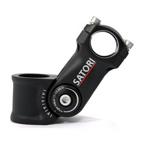 사토리 COMPACT 각도조절 스템 자전거 핸들바 높이, 31.8mm