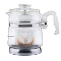 다용도 유리 약탕기 2.5L 대용량 홍삼 한약 중탕기