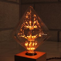 [빛나라닷컴] LED 눈꽃전구, 전구색 (PY125 눈꽃전구 2W)
