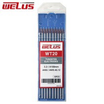 WELUS 텅스텐봉 WT20 토륨타입, 1통, WT20-1.6