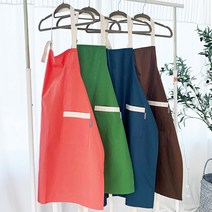 코튼러블리 러블리 솔리드 옥스퍼드 앞치마, 러블리솔리드옥스퍼드앞치마, 라이트코랄