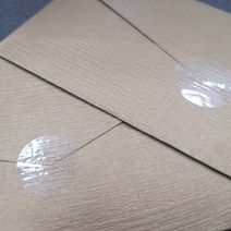 라운드 스티커 20mm 투명 포장 25mm 무지 원형 청첩장, 2. 2.5cm 72매(1장)