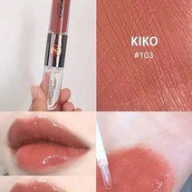 베이스젤오일 립글로스만들기 립글로즈만들기세트 립글로즈만들기세트청담언니 립글로즈만들기통 립글로즈 메이크업 더블 헤드 립 글로스 립스틱 미러 밀크 티 콩 투명 세트, 1.103