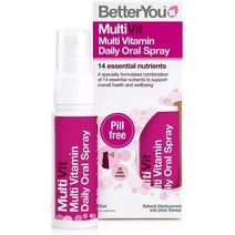 영국 베러유 BetterYou 멀티비타민 액상 스프레이 14가지 필수 영양소 25ml, 3팩