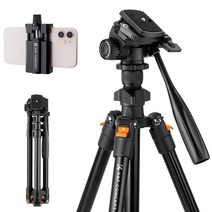 K&F CONCEPT 여행용 카메라 삼각대 + 볼헤드 세트, K234A0