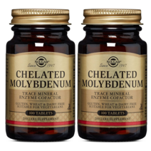 솔가 킬레이트 몰리브덴 100정 Chelated Molybdenum 100 Tablets 2개, 100정 2개