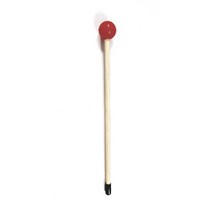 실로폰 채 말렛 스틱 고무 팁 우드 핸들 1쌍 21cm EM-RW21