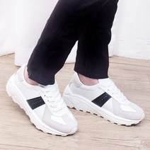 브로그맨 스니커즈 여자 운동화 흰색단화 3.8cm