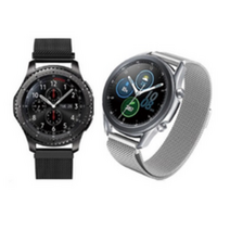 삼성 갤럭시워치호환 42MM 46MM 메탈 자석 매쉬 스트랩 밴드 시계줄 SM-R800 SM-R810, 로즈골드, 자석메탈시계줄(22MM)