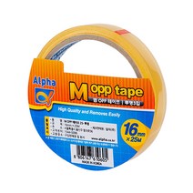 [코리아스퀘어] 알파 OPP테이프 16mmx25m 3입
