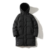 역시즌롱패딩 이월롱패딩 역시즌 구스다운 남성 롱 코트 대형 7xl 8xl 겨울 면 패딩 재킷 특대 남편 후드 파카 겉옷 두꺼운 따뜻한 윈드 브레이커 남성