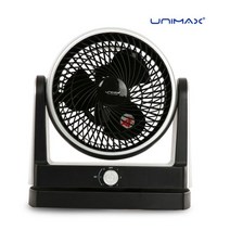 써큘레이터형 선풍기 스탠드 가정용 높이조절 공기순환, 02.  탁상용 UMF-1719CR(블랙)