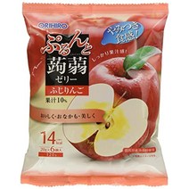 오리히로 곤약 젤리 파우치 후지 사과 6개 입×12봉