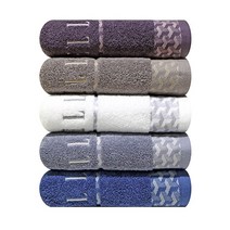 타올미 국산 영신타올 ELLE Arte 160g 5매세트 30수 면100% 세면타올 고급수건, 혼합_5매