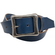 WING LEATHER토치기 가죽 벨트 6컬러 진짜 가죽 소가죽 남성 국산 무지 캐주얼 40mm W052 L사이즈 네이비