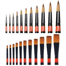 루벤스 수채화붓 720 12호 미술용 브러쉬 수채붓, 둥근붓