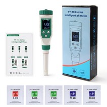스마트 블루투스 PH 측정기 고정밀 0.00 14.00 액체 산도 검출기 양식 수경법 수질, [01] YY-1032