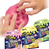 [아모스]아이슬라임 야광 핑크 70g, 단품