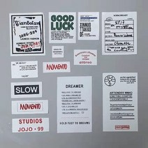 봉제패치 혼합 12 개몫 부드러운 천 라벨 diy 니트 인쇄 면화 짠 바느질 패치에 대한 다양한 편지 자수 손으로 만든 칼라, cq