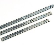 2단레일 책상 서랍장 싱크대 장롱 가구 레일, 2단레일 450